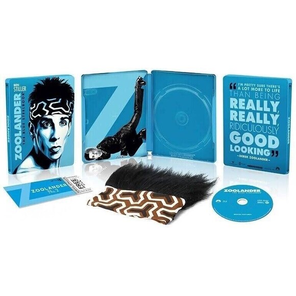 Zoolander The Blue Steelbook Blu-Ray Ben Stiller, Wilson, Ferrell NEW SEALED - Picture 2 of 2